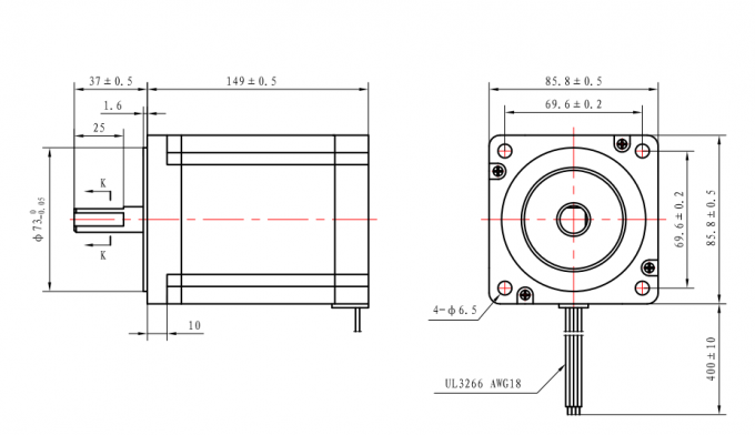 Nema 34 Stepper Motor 13N.m High Torque for CNC Machines