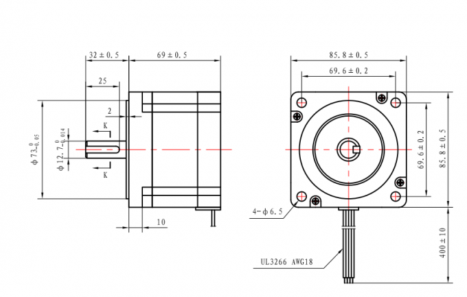 Nema 34 Stepper Motor 4N.m High Torque for CNC & Engraving