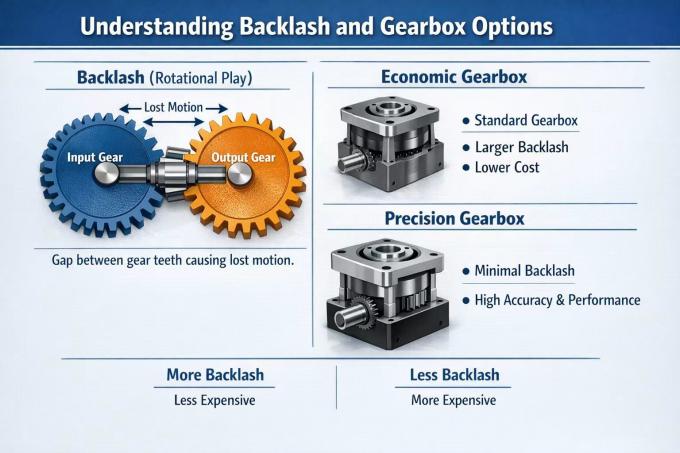Gear Backlash Explained Backlash Explained: Economic vs. Precision Gearboxe