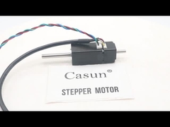 High-Precision NEMA 8 Dual-Output Hollow Shaft Encoder Stepper Motor