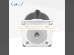 Casun Flat Stepper Motor Nema 23 57*51mm 1000mN.m 2.68V Hybrid Stepper Motor with Gear for Automation