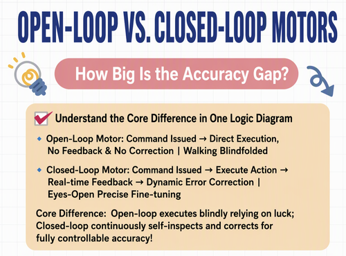 Latest company blogs about Open-Loop vs. Closed-Loop Stepper Motor Control