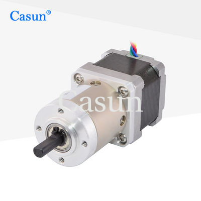 Good price NEMA 14 Double Shaft Stepper Motor With Gearbox 19/1 35*35*28mm online