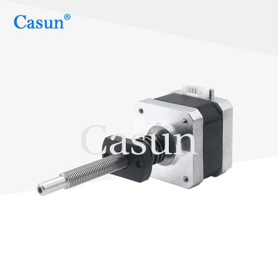 Good price 1.8 Degree 2 Phase Nema 17 Captive Stepper Motor 34mm Body 0.3N.m For Medical Equipment online