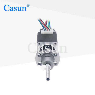 Good price 2 Phase Nema 8 Bipolar 1.8 Deg Ball Screw Stepper Motor 28mm Body With Encoder 14mN.m online