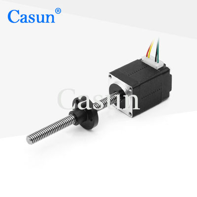 Good price Casun Nema8 Nema11 Nme14 Hybrid Lead Screw Stepper Motor Tr5x2 Captive Screw Stepper Motor online