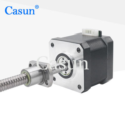 Good price NEMA 17 Linear Stepper Motor Lead Screw Tr8*2 40mm Body 0.45N.M For Industrial Automation online