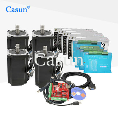 Good price laser machine Kit 86x86x107mm 4.5N.M NEMA 34 Closed Loop Stepper Motor Kit Driver PSU Mach3 online