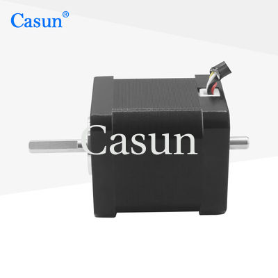 Good price NEMA 17 Dual Axis Stepper Motor 48mm Body 2.0A 0.59N.m With Mechanical Equipment online