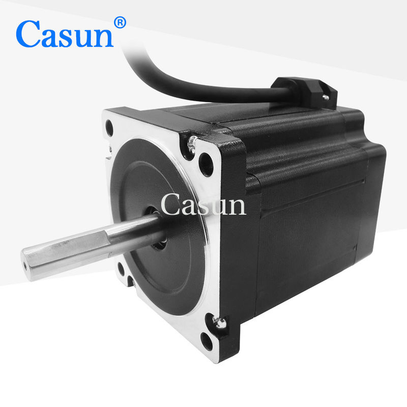 3 Phase 1.2 Degree Dual Shaft Stepper Motor Nema 34 Micro 86*86*98mm 5N ...