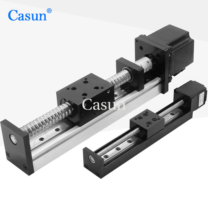 Micro Nema 23 Ball Screw Slider Rail With Nema 23 Hybrid Stepper Motors