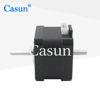 Good price 1.8 Degree NEMA 17 Stepper Motor Dual Shaft For Medical Equipment Automation Appliance online