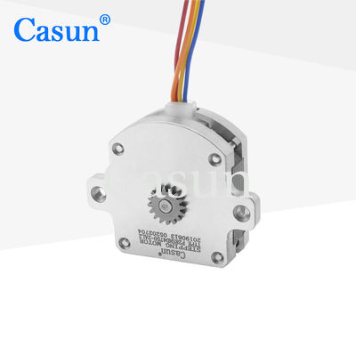 Pancake Stepper Motor 1.8 Degree 2 Phase 1.55 V 13mm Gear Shaft For SMT Machine
