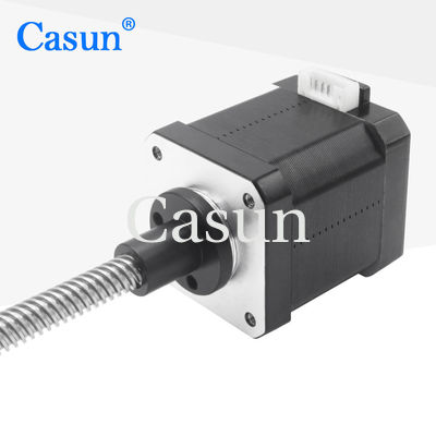 Good price 34mm NEMA 17 Stepper Motor Lead Screw 1.65Amp 500mN.M Casun Stepper Motor online