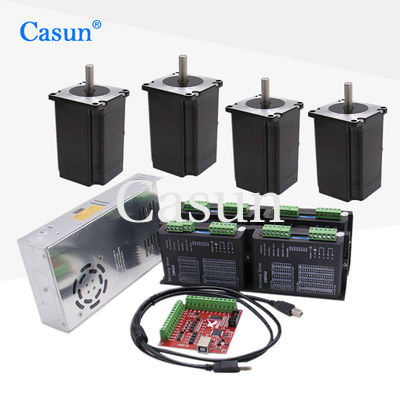 Good price Casun 2 Phase Nema 23 hybrid stepper motor 60x60x100mm 4N.m high torque 4.0A with 4 axis / 3axis  for CNC for Engraving machine online