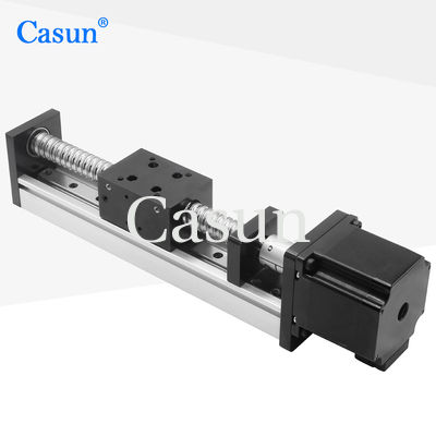 Micro Nema 23 Ball Screw Slider Rail With Nema 23 Hybrid Stepper Motors CE Certifications