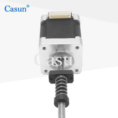 Casun Nema 14 Stepper Motor Tr5X2（P1） 360mN.m High Precision Hybrid Stepper Motor with Threaded Shaft